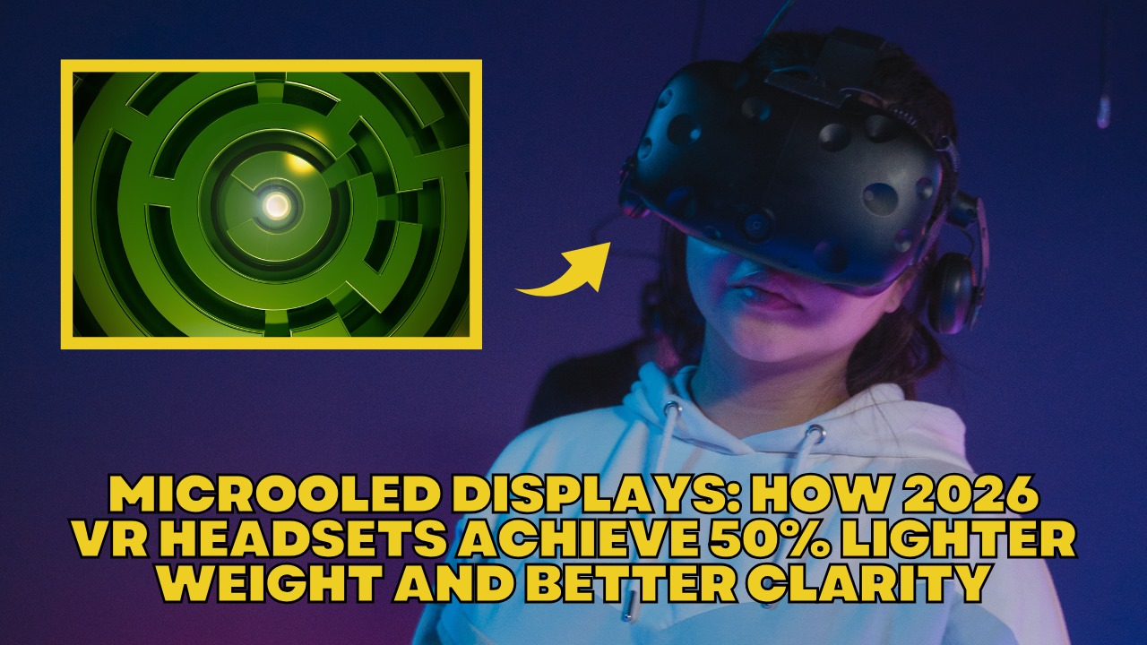 MicroOLED Displays: How 2026 VR Headsets Achieve 50% Lighter Weight and Better Clarity